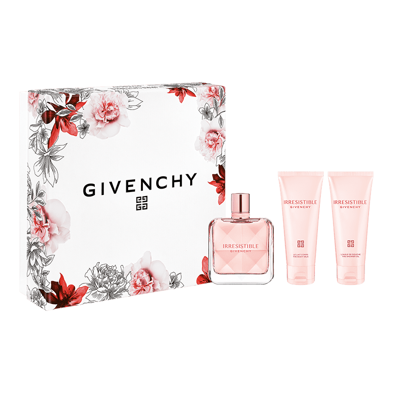 IRRESISTIBLE GIFT SET Irresistible Eau De Parfum 80ml Body lotion 75ml Shower oil 75ml Givenchy Beauty